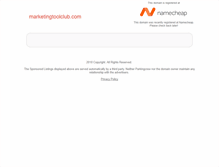 Tablet Screenshot of marketingtoolclub.com